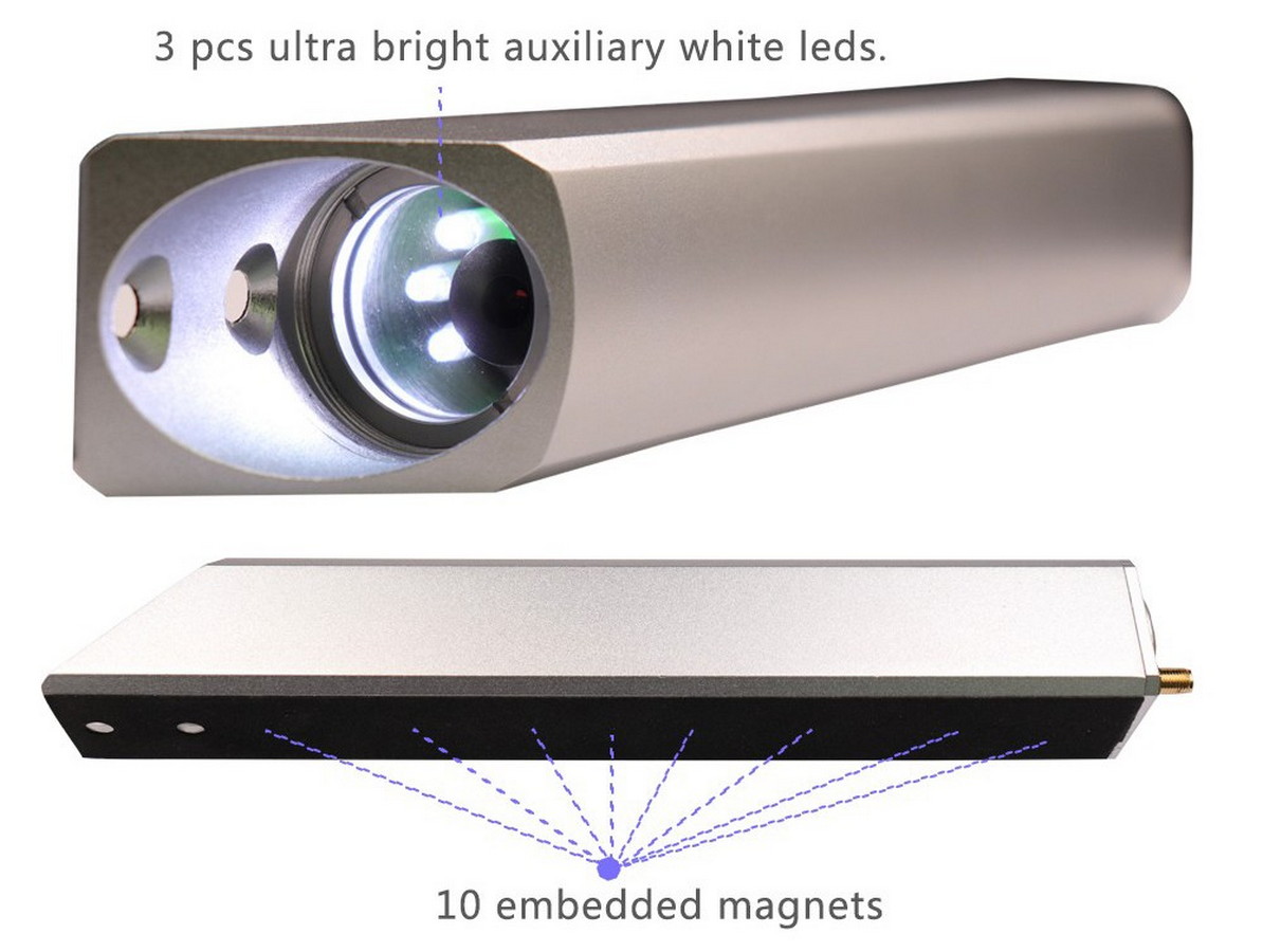 cámara para montacargas luz led