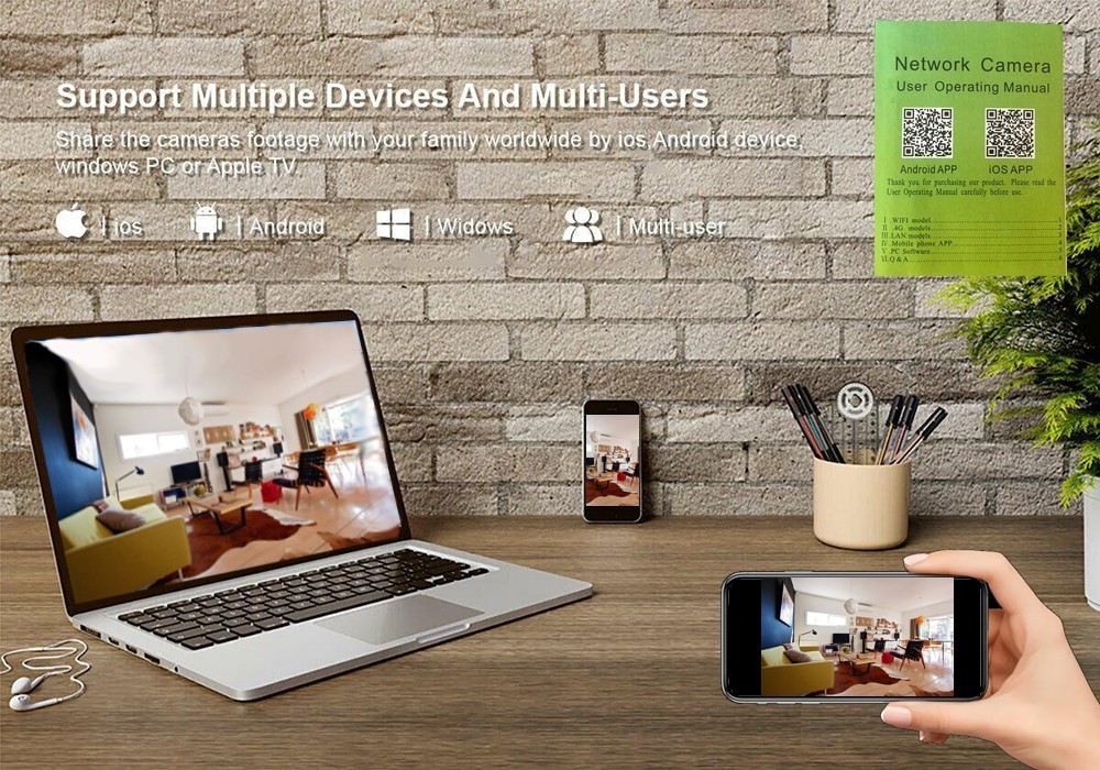 pinhole set módulo wifi - aplicación móvil ios y android