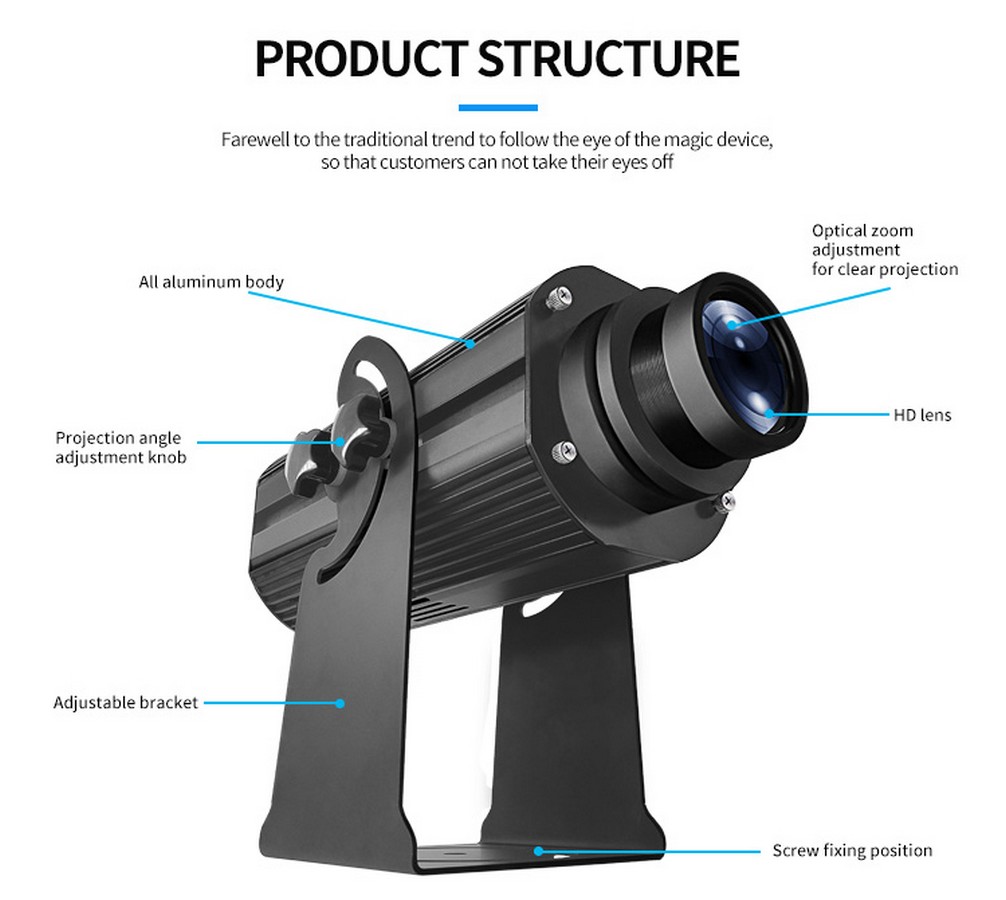 gobo proyector led lámpara reflectora