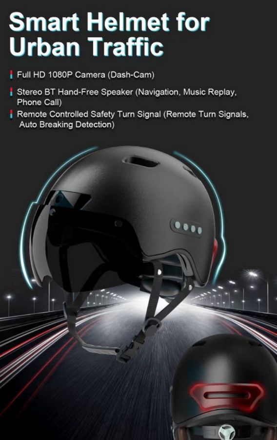 Casco con sales camara para bicicleta