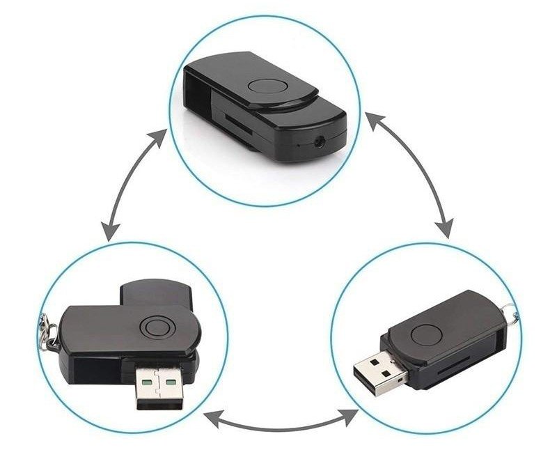 Mini memoria USB con cámara espía