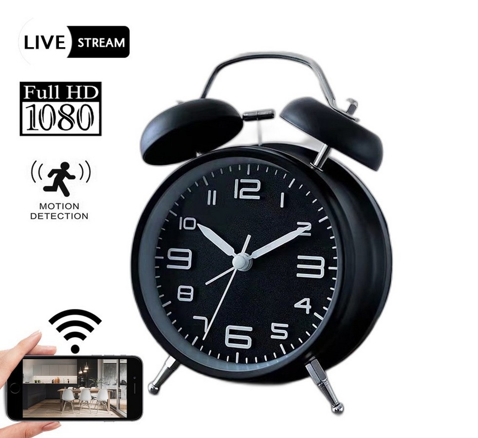 reloj analogico camara espia wifi p2p 32gb memoria