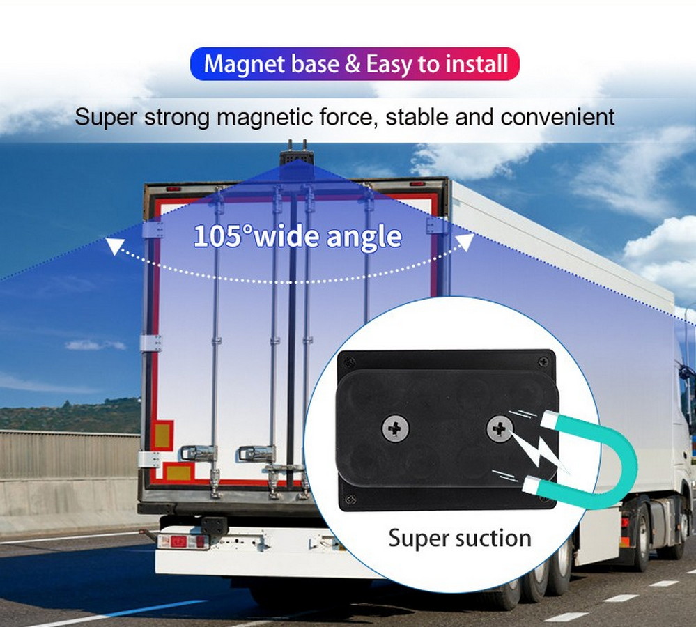 cámara wifi con imán para furgoneta camión