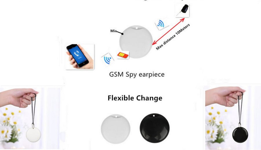 Receptor espía GSM con llavero, tarjeta SIM wifi