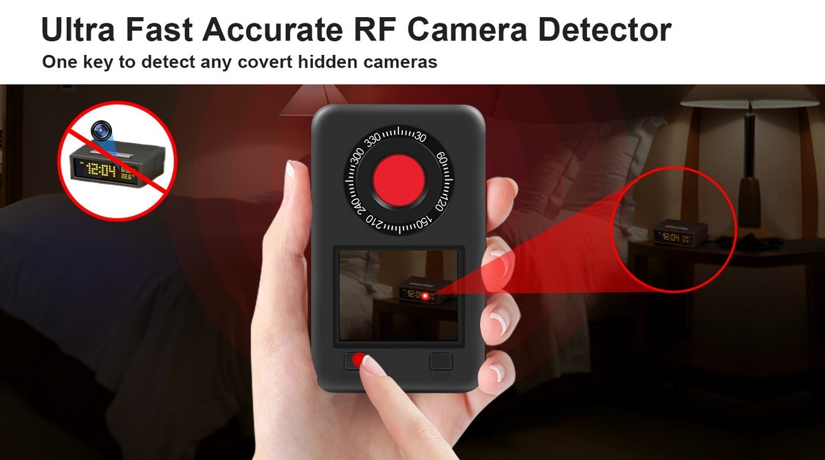 detector de cámara - detección profesional de cámaras ocultas