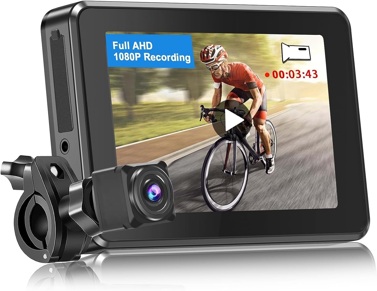 cámara con grabación - para moto o bicicleta