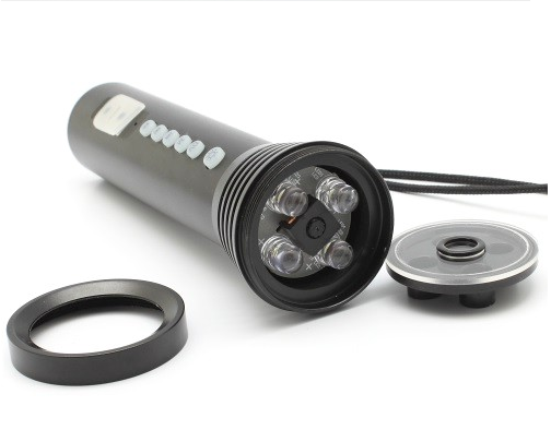 cámara con linterna LED + mp3