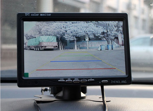 juego de estacionamiento con cámara LED IR