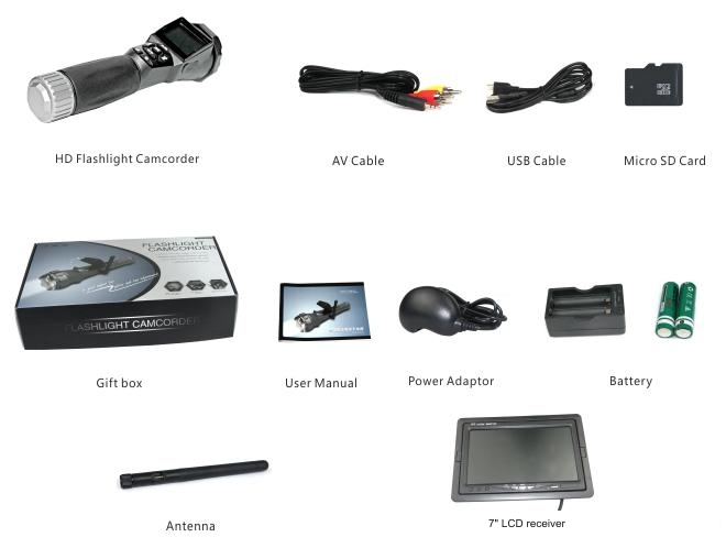 accesorios camara linterna