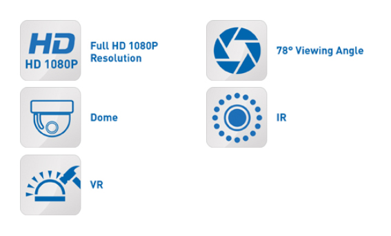 Especificaciones de la cámara ICQCCTV