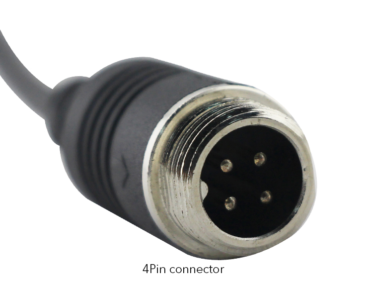 conector de 4 pines sin blindaje para cámaras AHD