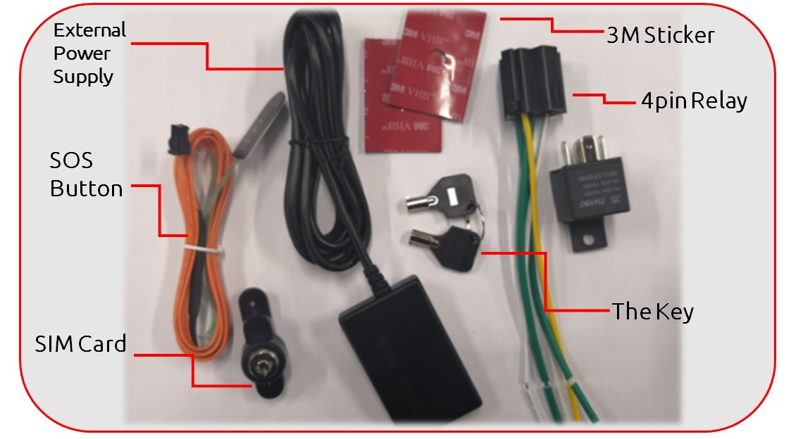 Cámara Profio X2 coche contenido del pack