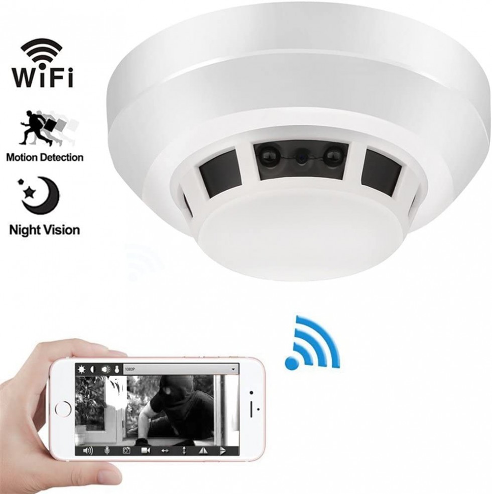 detector de humo camara wifi