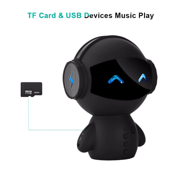 Altavoz bluetooth compatible con tarjeta TF reproducción de MP3