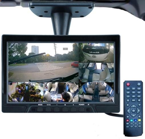 monitor de coche dvr con gps en vivo + vista de cámaras