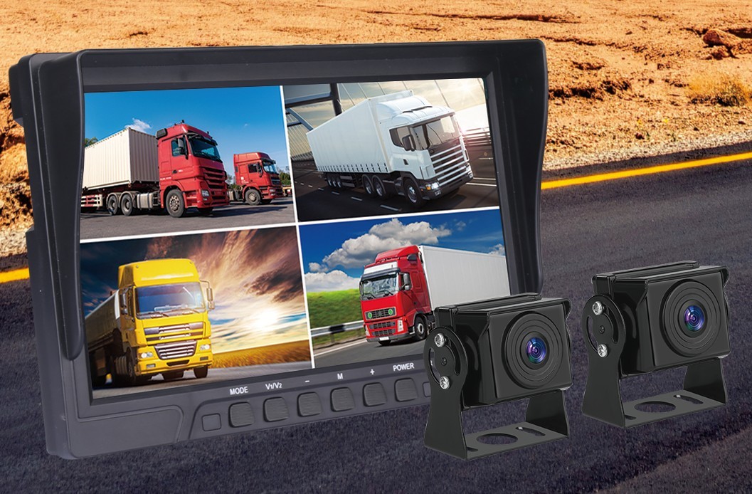 Pantalla LCD para monitor de coche 4 cámaras