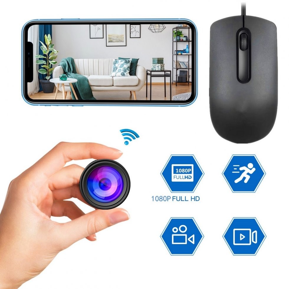 camara en computadora mouse spy hd con wifi