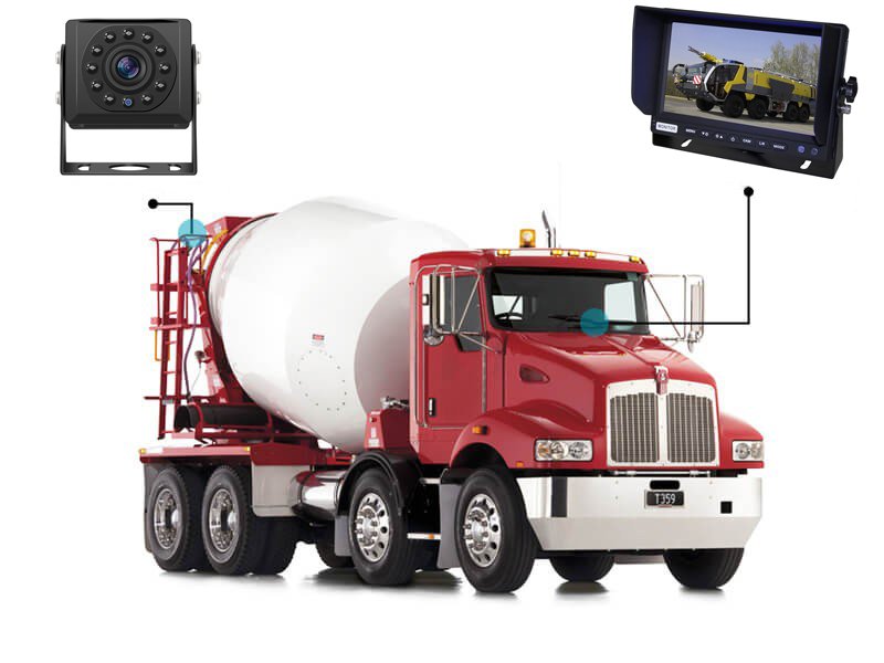 sistema de cámara de estacionamiento para camiones cámara con monitor