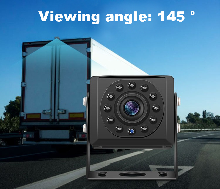 conjunto de cámara de estacionamiento - ángulo de 175 grados para camiones