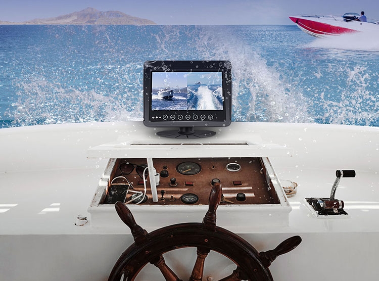 monitor en yate barco barco impermeable