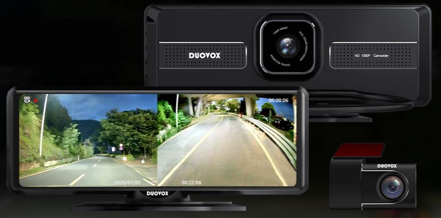 videocámara para coche duovox v9