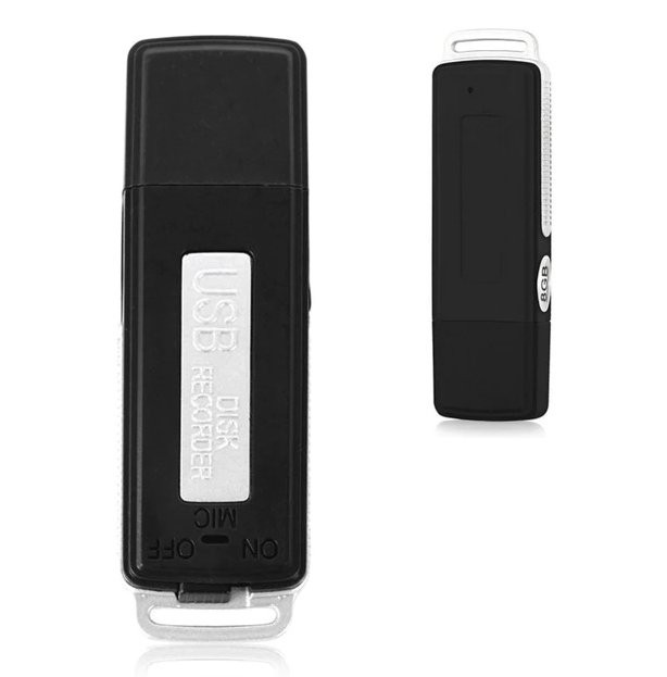 Mini grabadora de audio digital USB con memoria de 4GB