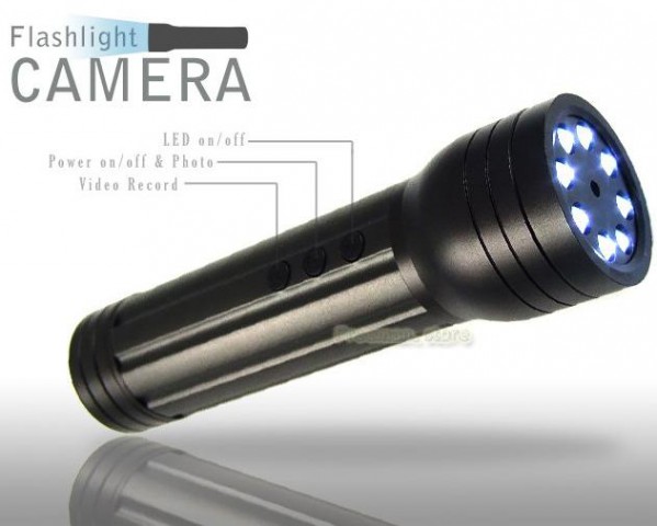 Linterna con cámara - 8x LED de alta potencia