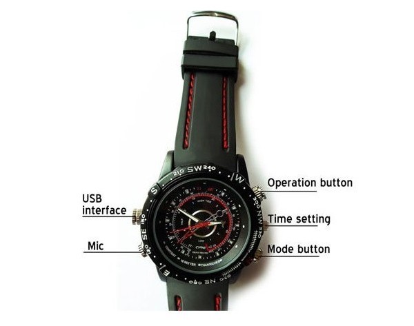 Reloj espía con cámara incorporada