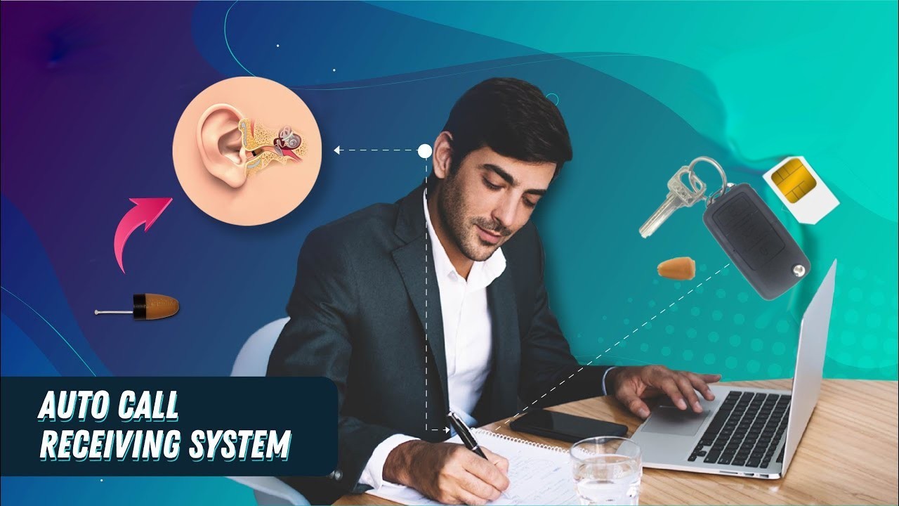 estudiante auricular espía - auricular espía con tarjeta SIM Bluetooth